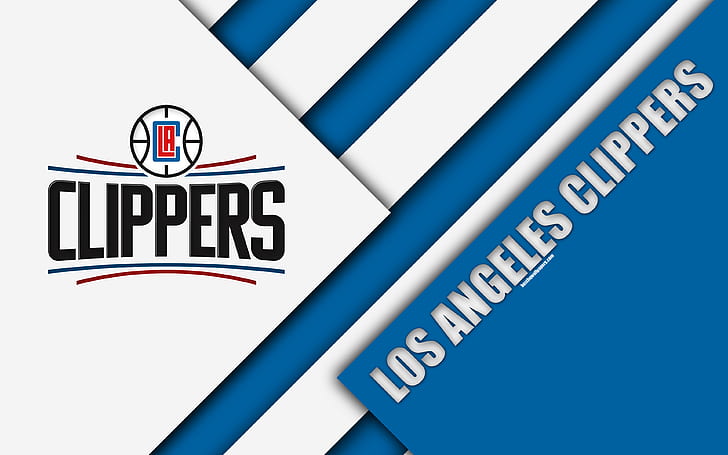Баскетбол, Лос-Анджелес Клипперс, Лого, НБА, HD обои