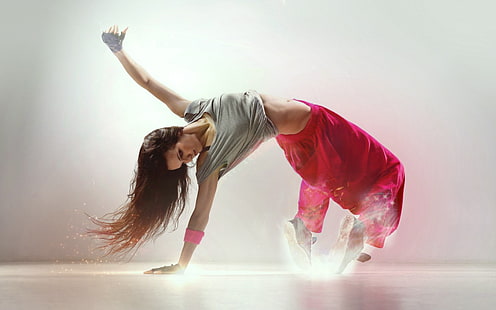 ダンサー、ダンス、音楽、遊び、 HDデスクトップの壁紙 HD wallpaper