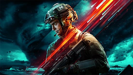 Battlefield 2042, Battlefield, arte dei videogiochi, Sfondo HD HD wallpaper