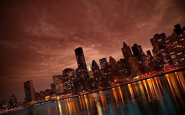 New York Manhattan, York, Manhattan, Reise und Welt, HD-Hintergrundbild