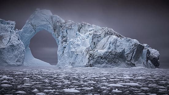 lód, góra lodowa, Grenlandia, Tapety HD HD wallpaper