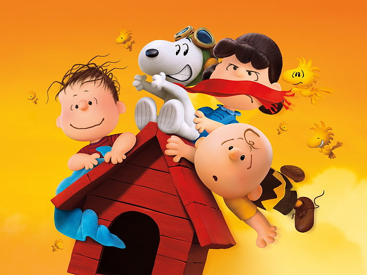 2015 The Peanuts-Movie posters HD Wallpaper, Peanuts TV still, วอลล์เปเปอร์ HD