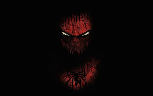 Spider-Man Black Marvel HD, çizgi film / çizgi roman, siyah, erkek, hayret, örümcek, HD masaüstü duvar kağıdı HD wallpaper