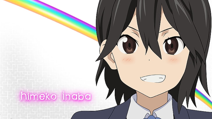 Personaggio anime di Himeko Inaba, anime, Kokoro Connect, Inaba Himeko, anime girls, Sfondo HD