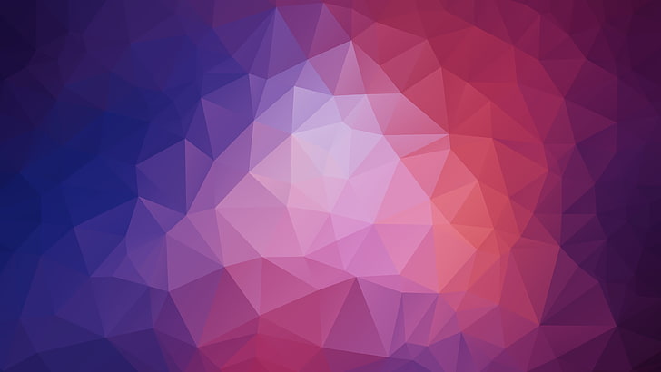 poligon, segitiga, geometris, pola, Wallpaper HD