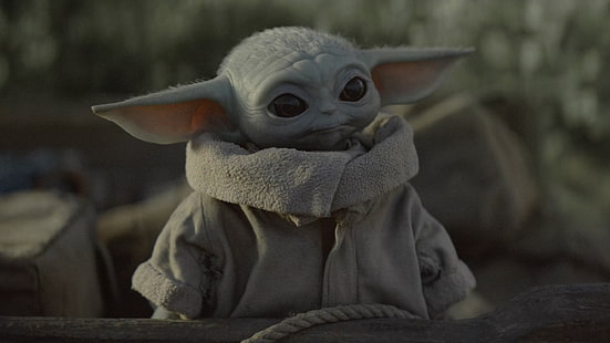 Mandalorian, Baby Yoda, Wallpaper HD HD wallpaper