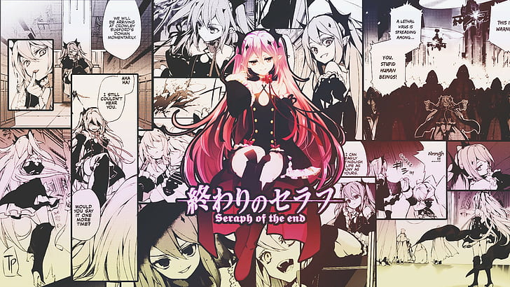 Owari No Seraph, anime girls, Krul Tepes, manga, translated, HD wallpaper