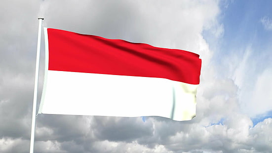 깃발, 인도네시아, 인도네시아, HD 배경 화면 HD wallpaper