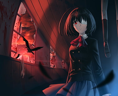Anime, Another, Another (Anime), Mei Misaki, Sfondo HD HD wallpaper