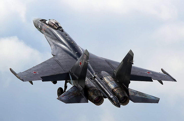 Sukhoi Su-35, russische Luftwaffe, HD-Hintergrundbild