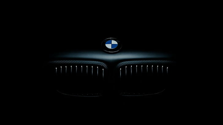 bmw, auto, dunkelheit, logo, HD-Hintergrundbild