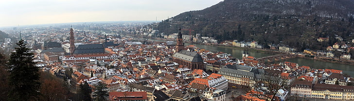 Pueblos, Heidelberg, Fondo de pantalla HD