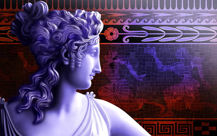 pola, Yunani, Venus, lukisan dinding, dewi, Aphrodite, budaya bangsa, Wallpaper HD