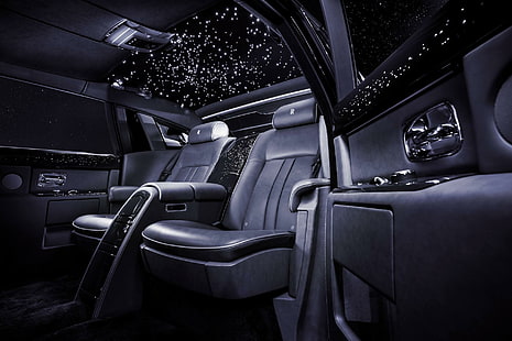 Rolls-Royce Phantom, роллс-ройс дубай шоу, автомобиль, HD обои HD wallpaper