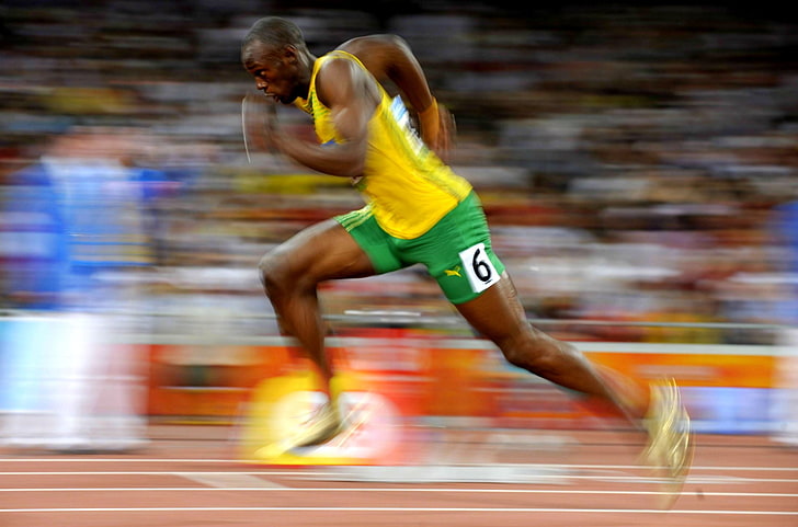 Usain Bolt, Athletics, Usain Bolt, Tapety HD