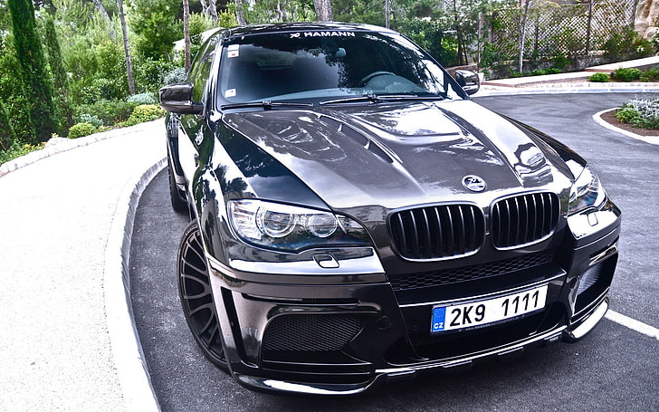 Silber BMW SUV, Auto, BMW, Hamann, HD-Hintergrundbild
