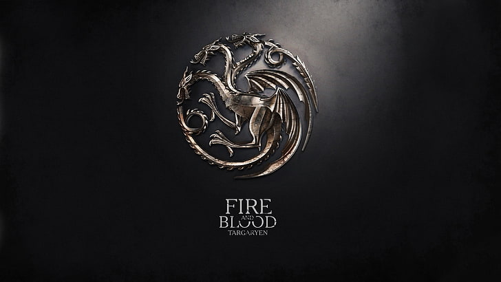 Fire Blood digitale Tapete, Game of Thrones, Haus Targaryen, Siegel, HD-Hintergrundbild