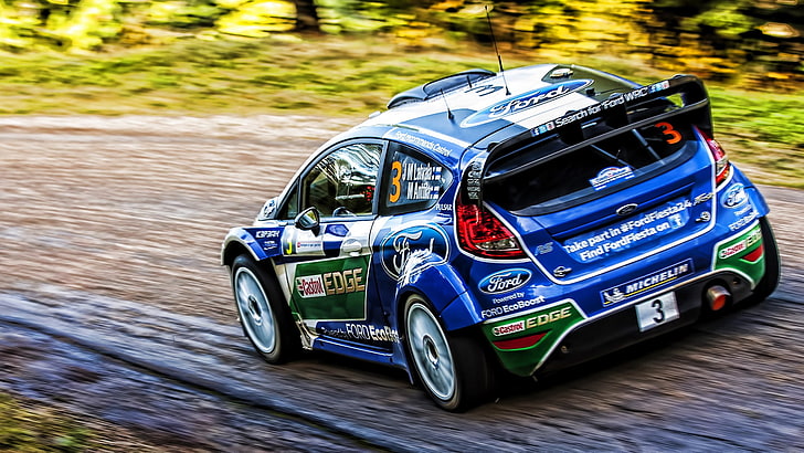 Ford Fiesta RS, WRC, гоночные автомобили, HD обои