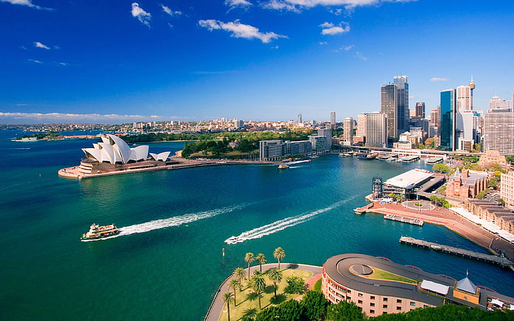 Sydney-Australia-Opera-House-Desktop Sfondi HD per Windows Risoluzione-3840 × 2400, Sfondo HD