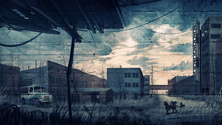 edificios, chernobyl, cercas, juegos, video, video, Fondo de pantalla HD