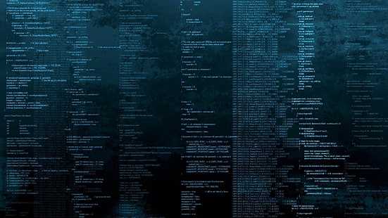 weißer Text auf schwarzem Hintergrund, Technologie, Programmierung, Hightech, HD-Hintergrundbild HD wallpaper