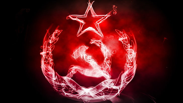 Soviet emblem, USSR, Russia, HD wallpaper