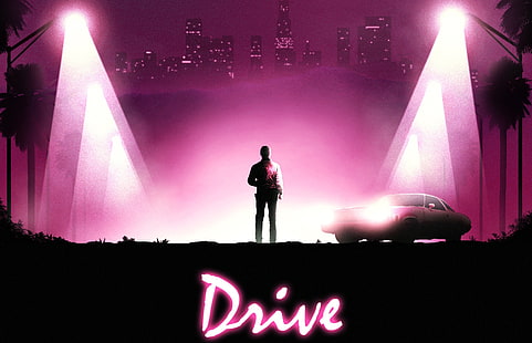 film, seni, drive, Ryan Gosling, Nicolas Winding Refn, Wallpaper HD HD wallpaper