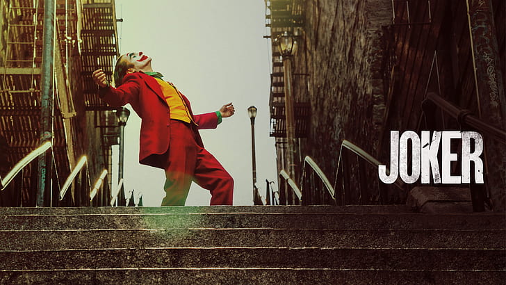Film, Joker, DC Comics, Joaquin Phoenix, Tapety HD