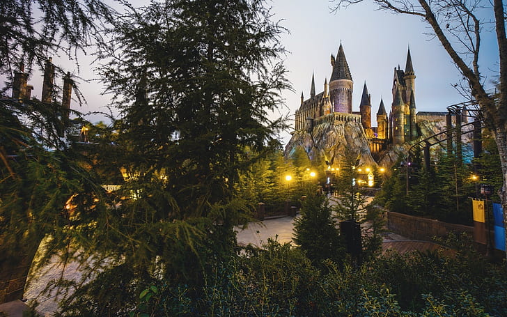 The Wizarding World of Harry Potter, neischwanstein castle, Harry Potter, HD wallpaper