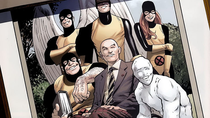 Marvel X-men illustrazione, fumetti, X-Men, Charles Xavier, Sfondo HD
