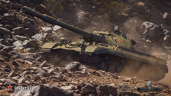 عالم الدبابات ، دبابة سوفيتية ، ألعاب الحرب ، الكائن 277، خلفية HD HD wallpaper