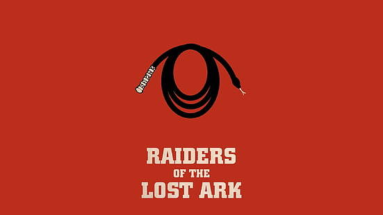 Raiders of the Lost Ark ilustracja, filmy, minimalizm, Indiana Jones, Indiana Jones and the Raiders of the Lost Ark, grafika, Tapety HD HD wallpaper