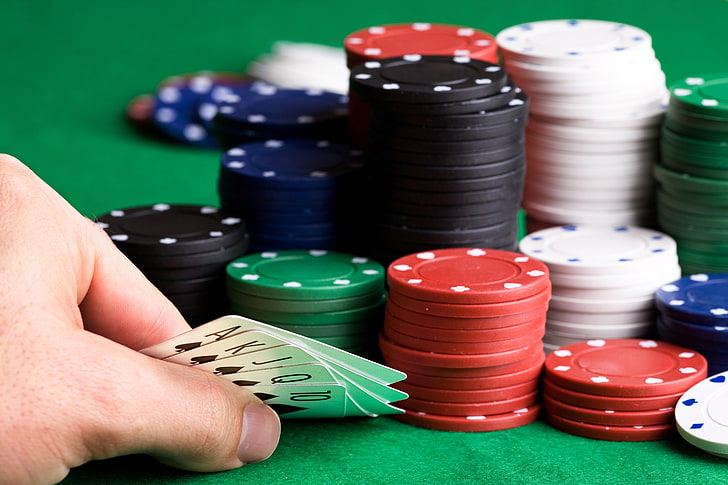 покер чипове, карти, хазарт, чипове, костюм, покер, пиано, HD тапет