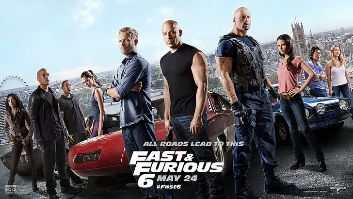 Fast & Furious 6, HD-Hintergrundbild