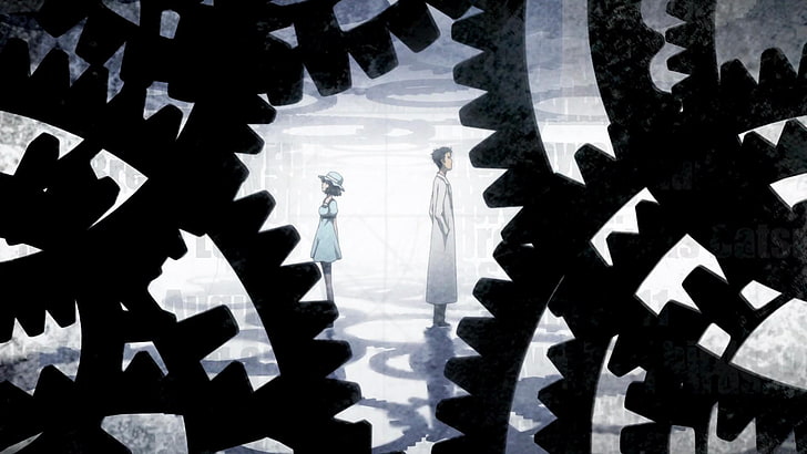 Steins; Gate, Okabe Rintarou, Shiina Mayuri, Anime Girls, Anime, HD-Hintergrundbild