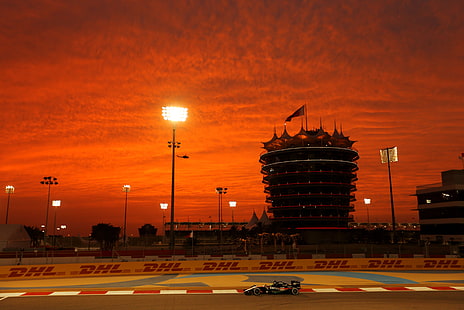 graues Gebäudefoto, Formel 1, Force India, HD-Hintergrundbild HD wallpaper