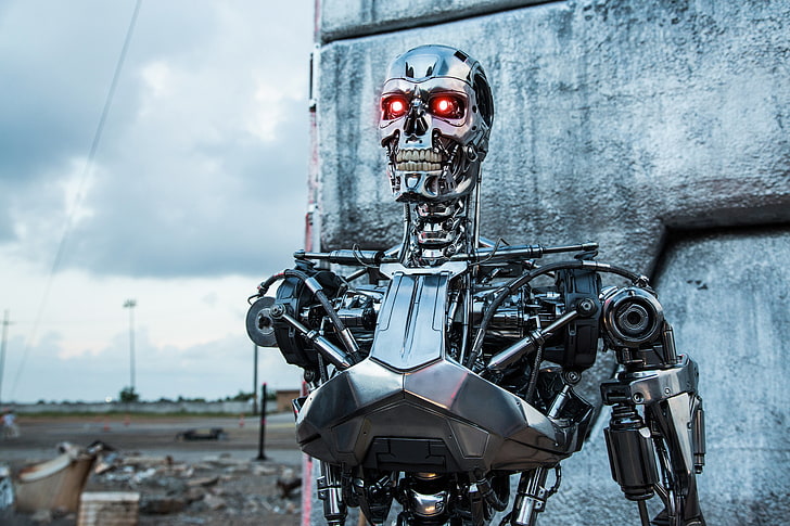 ภาพยนตร์ Terminator ยังคงกำเนิดเทอร์มิเนเตอร์หุ่นยนต์ t-800, วอลล์เปเปอร์ HD