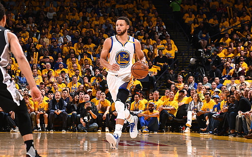 Golden State Warriors Stephen Curry-2017 NBA Poste .., Stephen Curry, HD tapet HD wallpaper