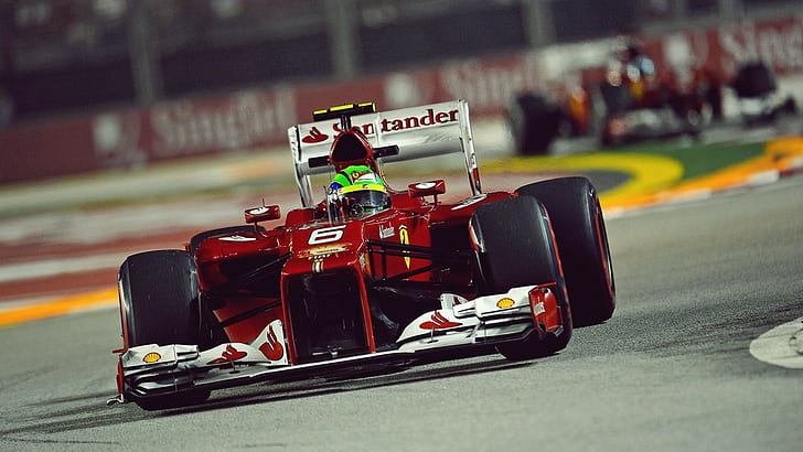 Формула 1, Scuderia Ferrari, Фернандо Алонсо, автомобиль, HD обои