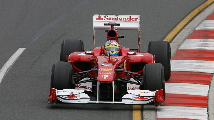 Ferrari, Fernando Alonso, Fórmula 1, HD papel de parede