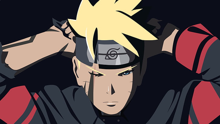 Anime, Boruto, Boruto Uzumaki, Boruto: Naruto Next Generations, Minimalist, HD tapet