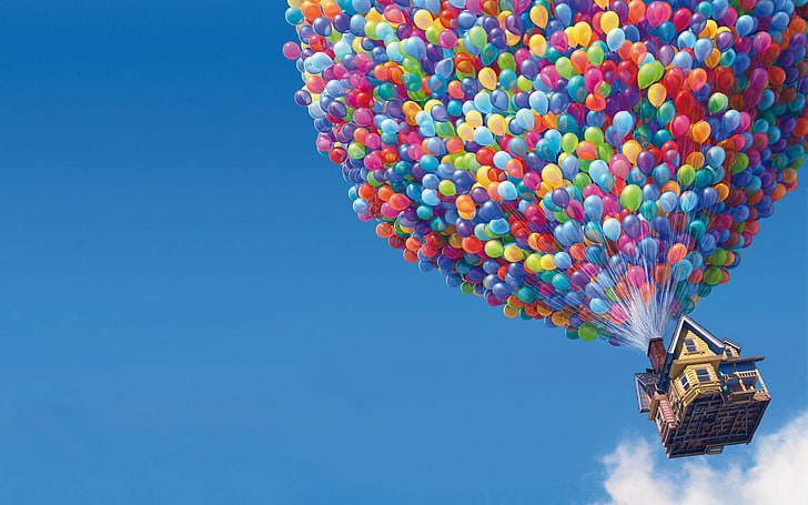 pixar up филмови балони 1920x1200 Развлекателни филми HD Art, Pixar, Up (филм), HD тапет