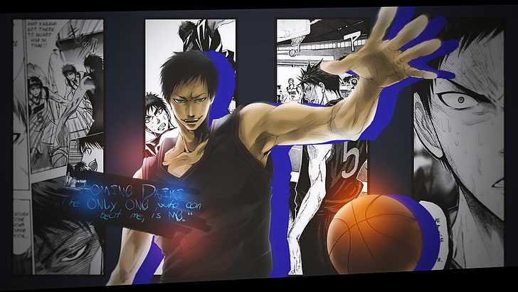 Anime, Kuroko's Basketball, Daiki Aomine, HD wallpaper