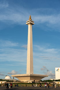 Джакарта, Индонезия, град, архитектура, силует, сграда, HD тапет HD wallpaper
