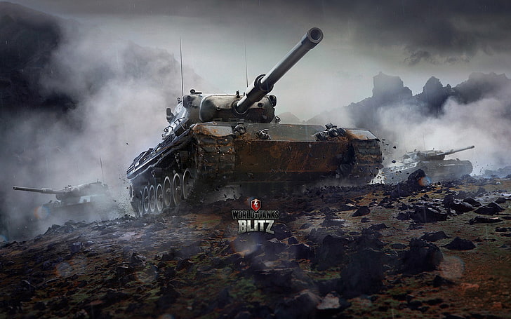 World of Tanks Blitz digital wallpaper, world of tanks, blitz, wargaming net, HD wallpaper