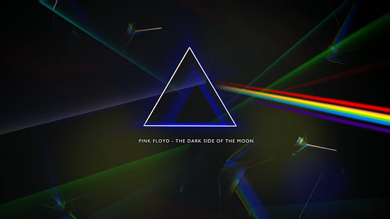 Pink Floyd The Dark Side of The Moon copertina dell'album, prisma, Pink Floyd, Progressive rock, il lato oscuro della luna, copertina dell'album, Sfondo HD HD wallpaper