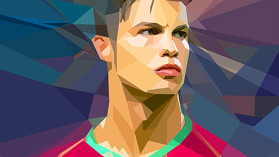 Cristiano Ronaldo Vector, Cristiano Ronaldo, HD tapet HD wallpaper