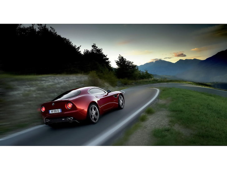 2009 alfa romeo 8c competizione, voiture, Fond d'écran HD