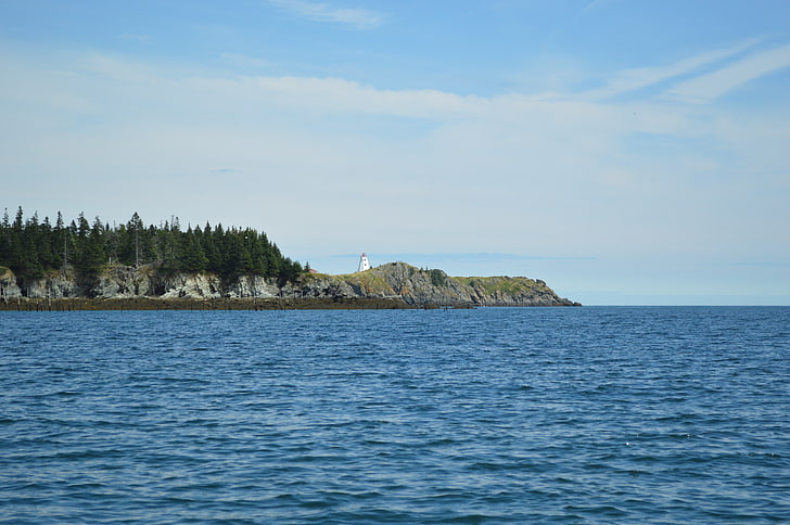 الماء، الساحل، كندا، المنارة، خلفية HD