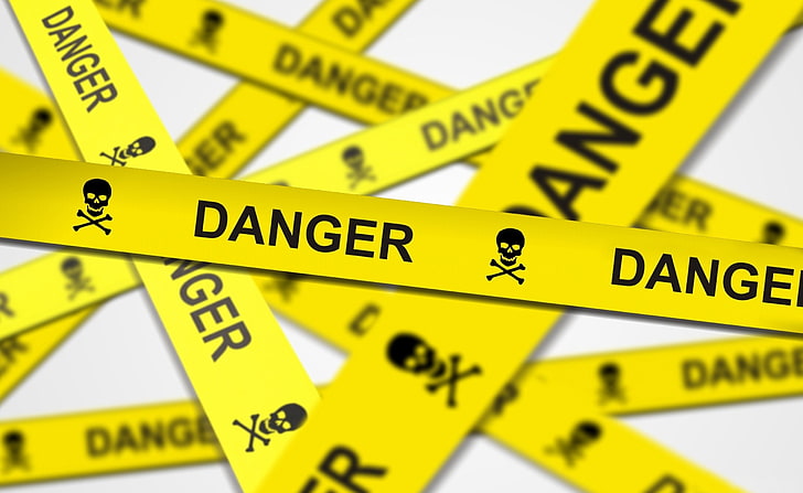 Zona de peligro, cartel de peligro amarillo, Aero, creativo, zona, peligro,  Fondo de pantalla HD | Wallpaperbetter